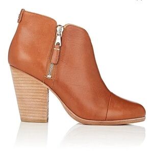 Rag & Bone Tan Leather Margot Booties, size 38.5